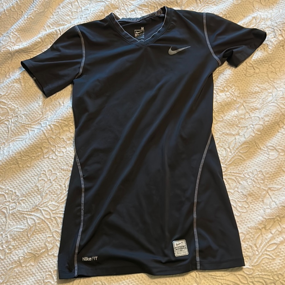 Black Nike dry fit boys shirt size 8-10